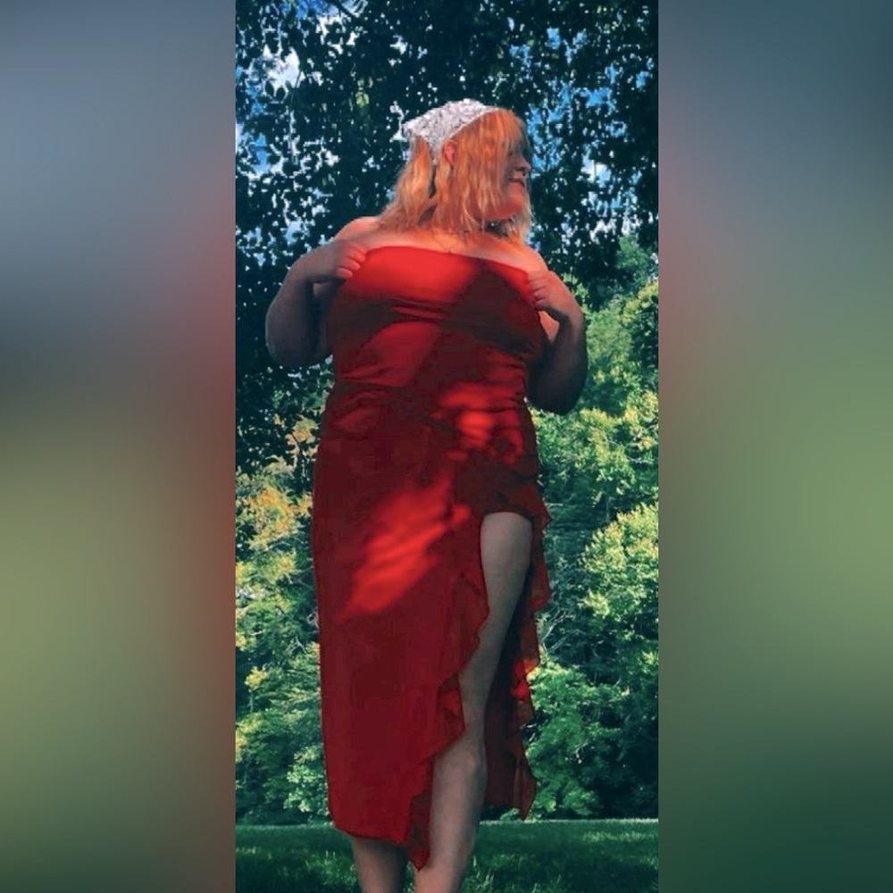 Red dress